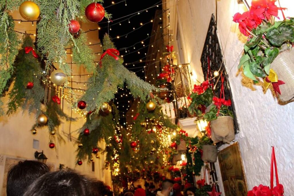 ozdoby świąteczne w Locorotondo